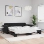 Sofá cama nido terciopelo negro 100x200 cm de vidaXL, Camas y somieres - Ref: Foro24-3196940, Precio: 275,78 €, Descuento: %