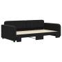 Sofá cama nido terciopelo negro 100x200 cm de vidaXL, Camas y somieres - Ref: Foro24-3196940, Precio: 275,78 €, Descuento: %