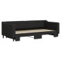 Sofá cama nido tela negro 90x200 cm de vidaXL, Camas y somieres - Ref: Foro24-3197428, Precio: 253,89 €, Descuento: %