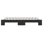 Sofá cama nido tela negro 90x200 cm de vidaXL, Camas y somieres - Ref: Foro24-3197428, Precio: 253,89 €, Descuento: %