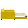 Sofá cama nido terciopelo amarillo 90x200 cm de vidaXL, Camas y somieres - Ref: Foro24-3196934, Precio: 256,65 €, Descuento: %