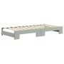 Sofá cama nido terciopelo gris claro 90x200 cm de vidaXL, Camas y somieres - Ref: Foro24-3196929, Precio: 256,11 €, Descuento: %