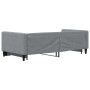 Sofá cama nido tela gris claro 90x190 cm de vidaXL, Camas y somieres - Ref: Foro24-3196588, Precio: 272,55 €, Descuento: %