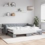Sofá cama nido tela gris claro 90x200 cm de vidaXL, Camas y somieres - Ref: Foro24-3197426, Precio: 249,94 €, Descuento: %