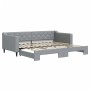 Sofá cama nido tela gris claro 90x200 cm de vidaXL, Camas y somieres - Ref: Foro24-3197426, Precio: 249,94 €, Descuento: %