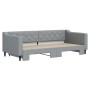 Sofá cama nido tela gris claro 90x200 cm de vidaXL, Camas y somieres - Ref: Foro24-3197426, Precio: 249,94 €, Descuento: %