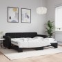 Sofá cama nido terciopelo negro 90x200 cm de vidaXL, Camas y somieres - Ref: Foro24-3196933, Precio: 256,94 €, Descuento: %