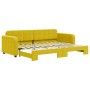 Sofá cama nido terciopelo amarillo 80x200 cm de vidaXL, Camas y somieres - Ref: Foro24-3196927, Precio: 242,10 €, Descuento: %