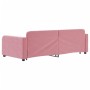 Sofá cama nido terciopelo rosa 90x200 cm de vidaXL, Camas y somieres - Ref: Foro24-3196932, Precio: 328,37 €, Descuento: %
