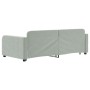 Sofá cama nido terciopelo gris claro 90x190 cm de vidaXL, Camas y somieres - Ref: Foro24-3196942, Precio: 245,27 €, Descuento: %