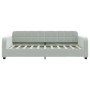 Sofá cama nido terciopelo gris claro 90x190 cm de vidaXL, Camas y somieres - Ref: Foro24-3196942, Precio: 245,27 €, Descuento: %