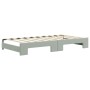 Sofá cama nido terciopelo gris claro 90x190 cm de vidaXL, Camas y somieres - Ref: Foro24-3196942, Precio: 245,27 €, Descuento: %