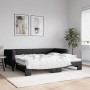 Sofá cama nido tela negro 90x190 cm de vidaXL, Camas y somieres - Ref: Foro24-3196590, Precio: 270,82 €, Descuento: %