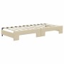 Sofá cama nido tela crema 80x200 cm de vidaXL, Camas y somieres - Ref: Foro24-3197425, Precio: 249,96 €, Descuento: %
