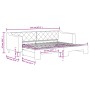 Sofá cama nido tela crema 80x200 cm de vidaXL, Camas y somieres - Ref: Foro24-3197425, Precio: 249,96 €, Descuento: %