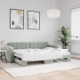 Sofá cama nido terciopelo gris claro 80x200 cm de vidaXL, Camas y somieres - Ref: Foro24-3196922, Precio: 271,35 €, Descuento: %