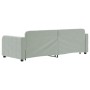 Sofá cama nido terciopelo gris claro 80x200 cm de vidaXL, Camas y somieres - Ref: Foro24-3196922, Precio: 271,35 €, Descuento: %