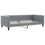 Sofá cama nido con colchón tela gris claro 100x200 cm de vidaXL, Camas y somieres - Ref: Foro24-3196601, Precio: 389,54 €, De...