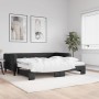 Sofá cama nido con colchón tela negro 90x190 cm de vidaXL, Camas y somieres - Ref: Foro24-3196608, Precio: 430,61 €, Descuent...