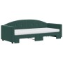 Sofá cama nido con colchón terciopelo verde oscuro 80x200 cm de vidaXL, Camas y somieres - Ref: Foro24-3197320, Precio: 415,1...