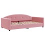 Sofá cama nido con colchón terciopelo rosa 100x200 cm de vidaXL, Camas y somieres - Ref: Foro24-3197335, Precio: 445,18 €, De...