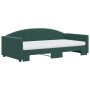 Sofá cama nido con colchón terciopelo verde oscuro 100x200 cm de vidaXL, Camas y somieres - Ref: Foro24-3197334, Precio: 430,...