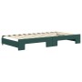 Sofá cama nido con colchón terciopelo verde oscuro 100x200 cm de vidaXL, Camas y somieres - Ref: Foro24-3197334, Precio: 430,...