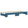 Sofá cama nido con colchón terciopelo azul 80x200 cm de vidaXL, Camas y somieres - Ref: Foro24-3197317, Precio: 437,00 €, Des...