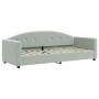 Sofá cama nido con colchón terciopelo gris claro 80x200 cm de vidaXL, Camas y somieres - Ref: Foro24-3197318, Precio: 417,89 ...