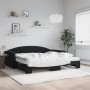 Sofá cama nido con colchón terciopelo negro 100x200 cm de vidaXL, Camas y somieres - Ref: Foro24-3197336, Precio: 444,17 €, D...