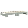 Sofá cama nido con colchón terciopelo gris claro 90x200 cm de vidaXL, Camas y somieres - Ref: Foro24-3197325, Precio: 423,98 ...