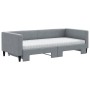 Sofá cama nido con colchón tela gris claro 90x200 cm de vidaXL, Camas y somieres - Ref: Foro24-3196596, Precio: 419,65 €, Des...