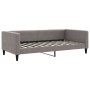 Sofá cama nido con colchón tela gris taupe 100x200 cm de vidaXL, Camas y somieres - Ref: Foro24-3196604, Precio: 434,32 €, De...