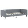 Sofá cama nido con colchón tela gris claro 90x190 cm de vidaXL, Camas y somieres - Ref: Foro24-3196606, Precio: 436,39 €, Des...