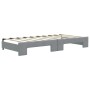Sofá cama nido con colchón tela gris claro 90x190 cm de vidaXL, Camas y somieres - Ref: Foro24-3196606, Precio: 436,39 €, Des...