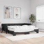 Sofá cama nido con colchón tela negro 100x200 cm de vidaXL, Camas y somieres - Ref: Foro24-3196603, Precio: 433,60 €, Descuen...