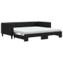 Sofá cama nido con colchón tela negro 100x200 cm de vidaXL, Camas y somieres - Ref: Foro24-3196603, Precio: 433,60 €, Descuen...
