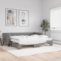 Sofá cama nido con colchón tela gris oscuro 90x200 cm de vidaXL, Camas y somieres - Ref: Foro24-3196597, Precio: 420,46 €, De...