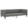 Sofá cama nido con colchón tela gris oscuro 90x200 cm de vidaXL, Camas y somieres - Ref: Foro24-3196597, Precio: 420,46 €, De...