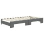 Sofá cama nido con colchón tela gris oscuro 100x200 cm de vidaXL, Camas y somieres - Ref: Foro24-3196602, Precio: 388,86 €, D...
