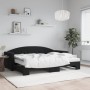 Sofá cama nido con colchón terciopelo negro 80x200 cm de vidaXL, Camas y somieres - Ref: Foro24-3197322, Precio: 410,59 €, De...