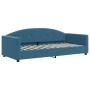 Sofá cama nido con colchón terciopelo azul 90x200 cm de vidaXL, Camas y somieres - Ref: Foro24-3197324, Precio: 442,23 €, Des...