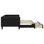 Sofá cama nido con cajones tela negro 90x200 cm de vidaXL, Camas y somieres - Ref: Foro24-3196616, Precio: 255,15 €, Descuent...