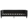 Trundle sofa bed with drawers black fabric 100x200 cm by vidaXL, Beds and slatted bases - Ref: Foro24-3196621, Price: 296,20 ...