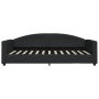 Sofá cama nido con cajones tela negro 100x200 cm de vidaXL, Camas y somieres - Ref: Foro24-3197231, Precio: 305,36 €, Descuen...