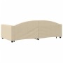 Sofá cama nido con cajones tela color crema 100x200 cm de vidaXL, Camas y somieres - Ref: Foro24-3197233, Precio: 302,90 €, D...