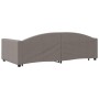 Sofá cama nido con cajones tela gris taupe 100x200 cm de vidaXL, Camas y somieres - Ref: Foro24-3197232, Precio: 306,51 €, De...
