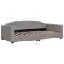 Sofá cama nido con cajones tela gris taupe 100x200 cm de vidaXL, Camas y somieres - Ref: Foro24-3197232, Precio: 306,51 €, De...