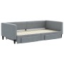Sofá cama nido con cajones tela gris claro 100x200 cm de vidaXL, Camas y somieres - Ref: Foro24-3196619, Precio: 259,71 €, De...
