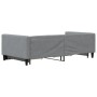 Sofá cama nido con cajones tela gris claro 100x200 cm de vidaXL, Camas y somieres - Ref: Foro24-3196619, Precio: 259,71 €, De...